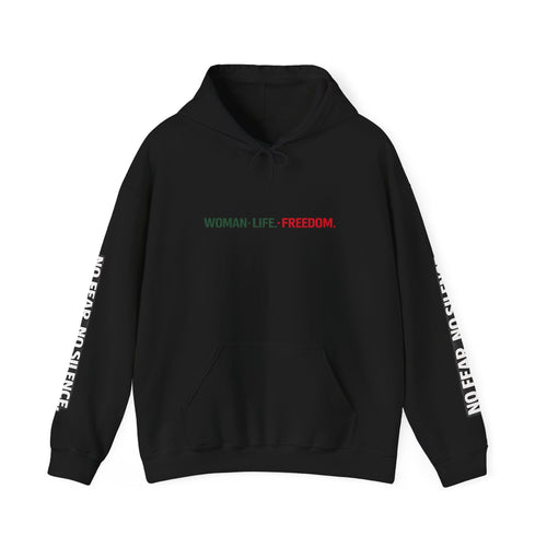 Woman. Life. Freedom. Hoodie — Stand With Iran